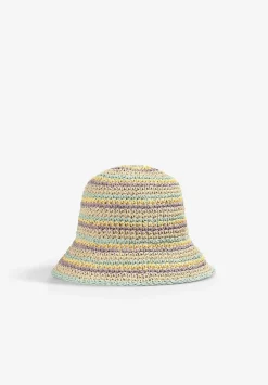 Gorro Bucket Crochet Rayas-Scalpers Discount