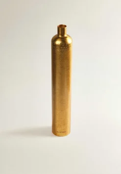 Jarron Decorativo Metal Dorado-Scalpers Flash Sale