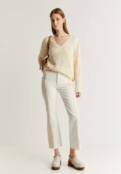 Jeans Ankle Flare Detalle Contraste-Scalpers Best