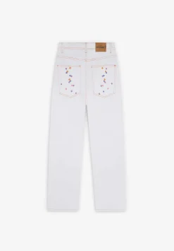 Jeans Culotte Detalles Bordados-Scalpers Cheap