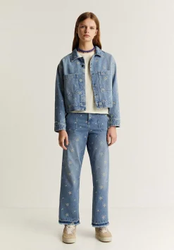 Jeans Detalles Bordados-Scalpers Outlet
