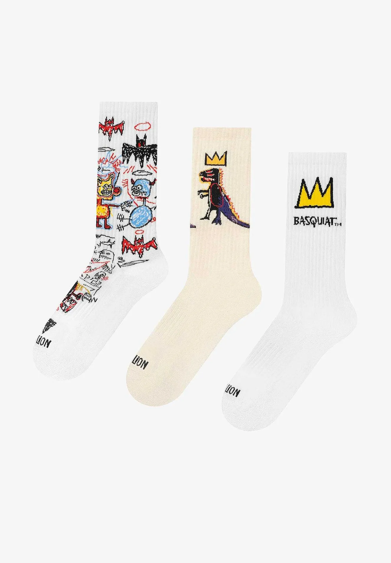 Jimmy Lion | Calcetines Athletic Basquiat Pack-Scalpers Outlet