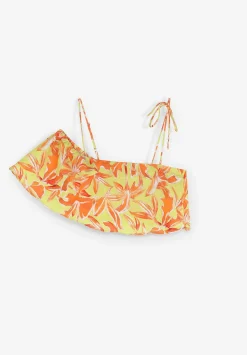 Leaves Linen Top-Scalpers Clearance