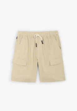 Oas | Bermudas Cargo Linen-Scalpers Best Sale