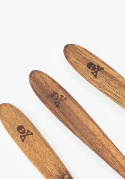 Pack Utensilios De Madera Calavera-Scalpers Hot