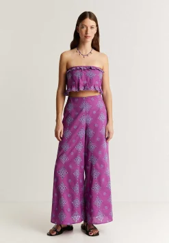 Pantalon Bordado Ingles Contraste-Scalpers Cheap