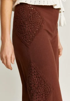 Pantalon Culotte Detalle Crochet-Scalpers Store