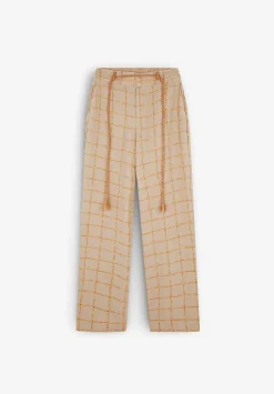 Pantalon Fluido Cuadros-Scalpers Outlet