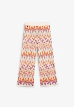 Pantalon Punto Zigzag Detalle Bajo-Scalpers Store