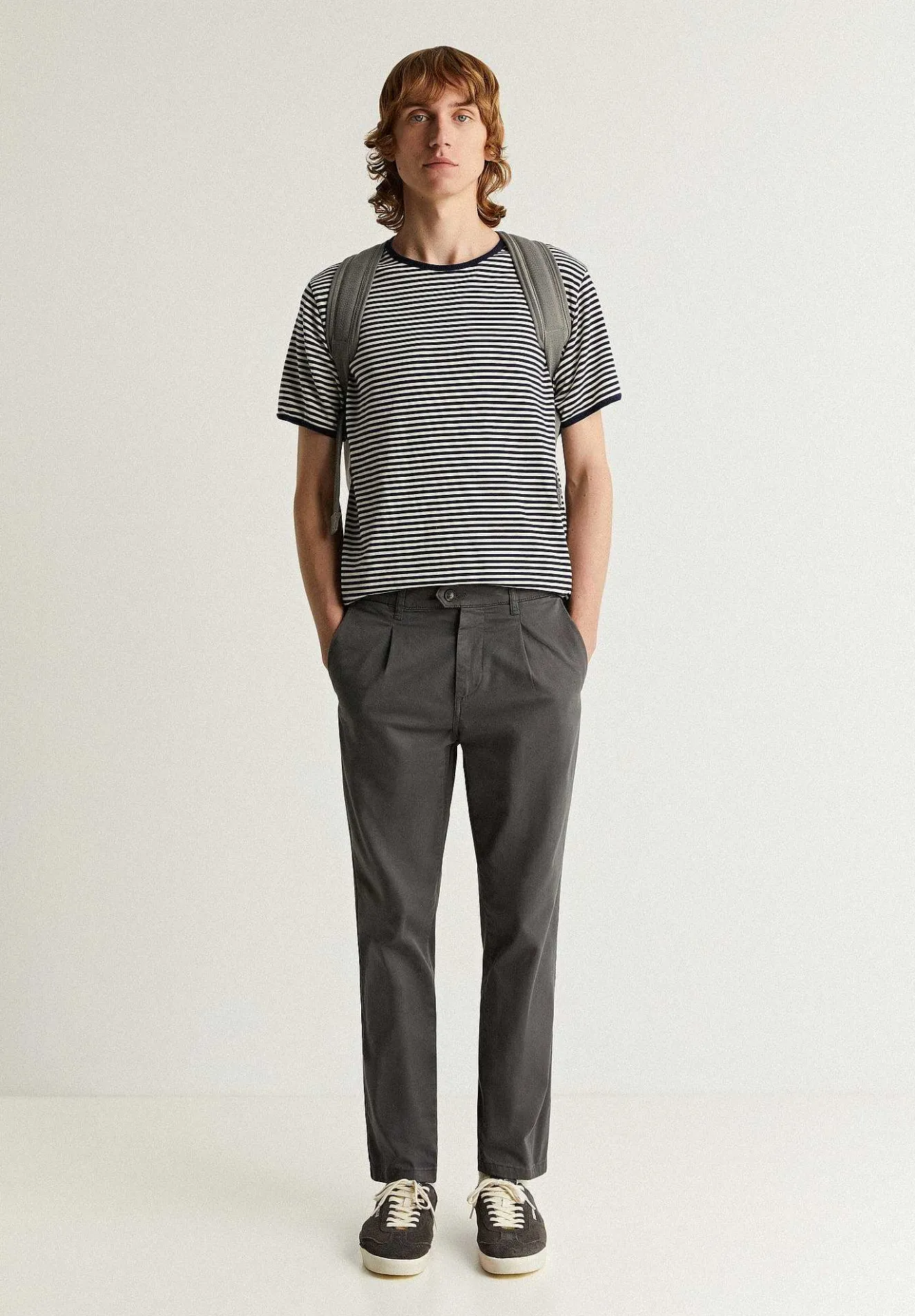 Pantalon Relaxed Chino Pinzas-Scalpers Cheap