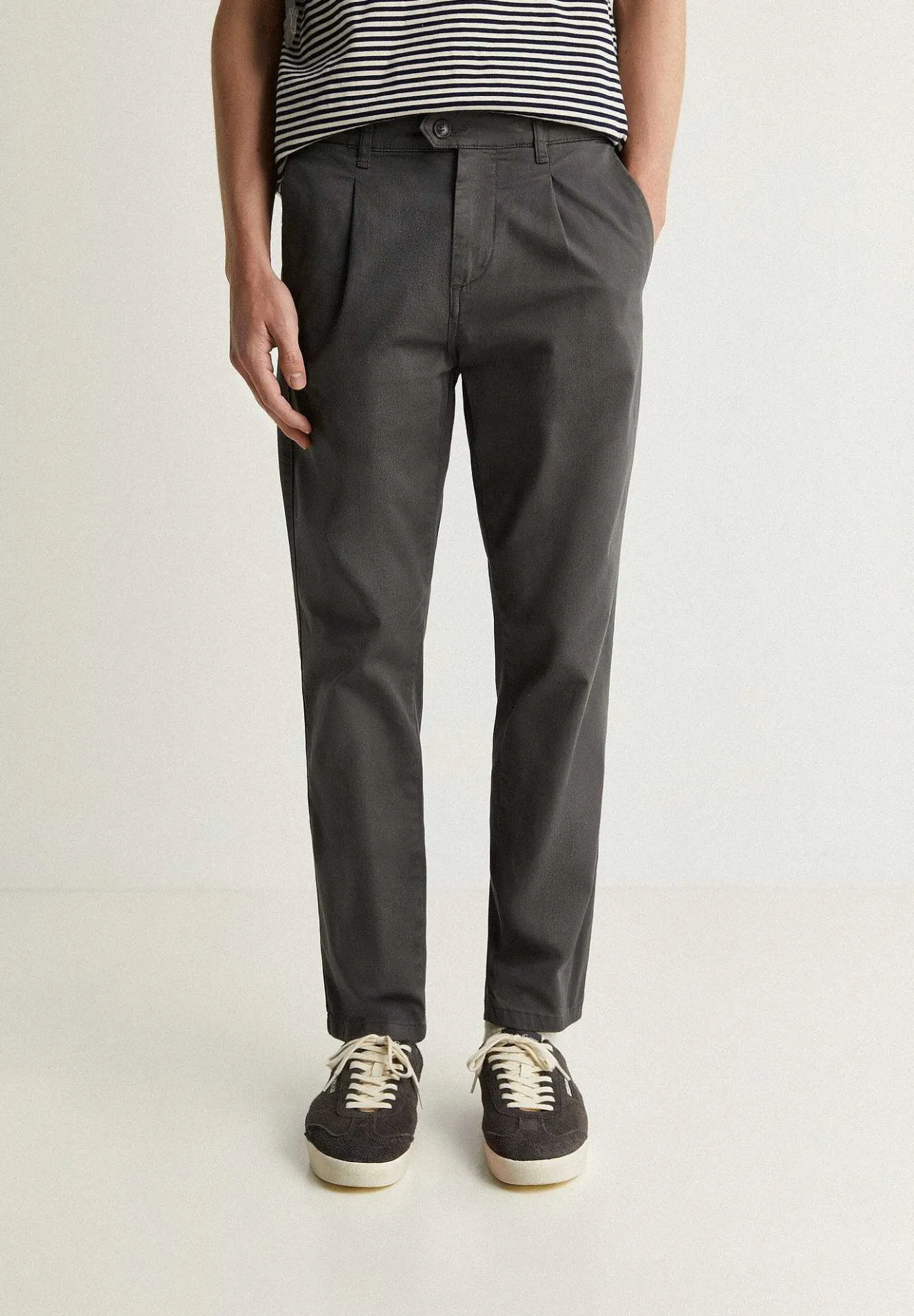 Pantalon Relaxed Chino Pinzas-Scalpers Cheap