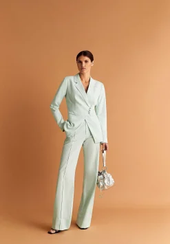 Pantalon Wide Leg Botones-Scalpers Sale