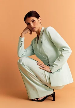 Pantalon Wide Leg Botones-Scalpers Sale