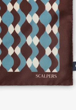 Panuelo Seda Motivos Ondas-Scalpers Flash Sale