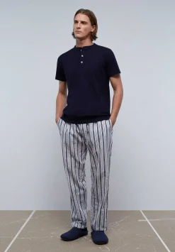 Pijama Detalle Pantalon Rayas-Scalpers New