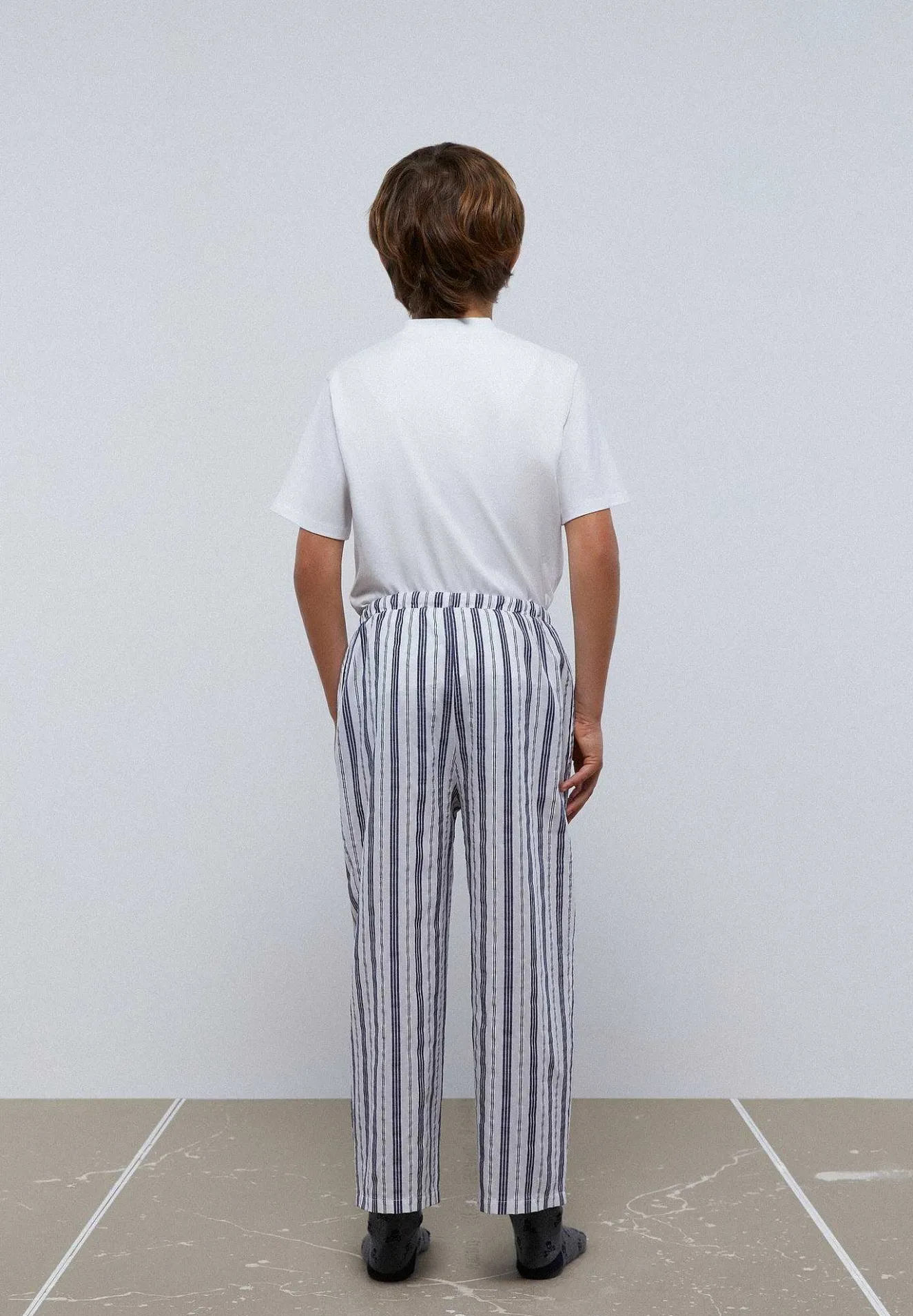 Pijama Detalle Pantalon Rayas-Scalpers Discount