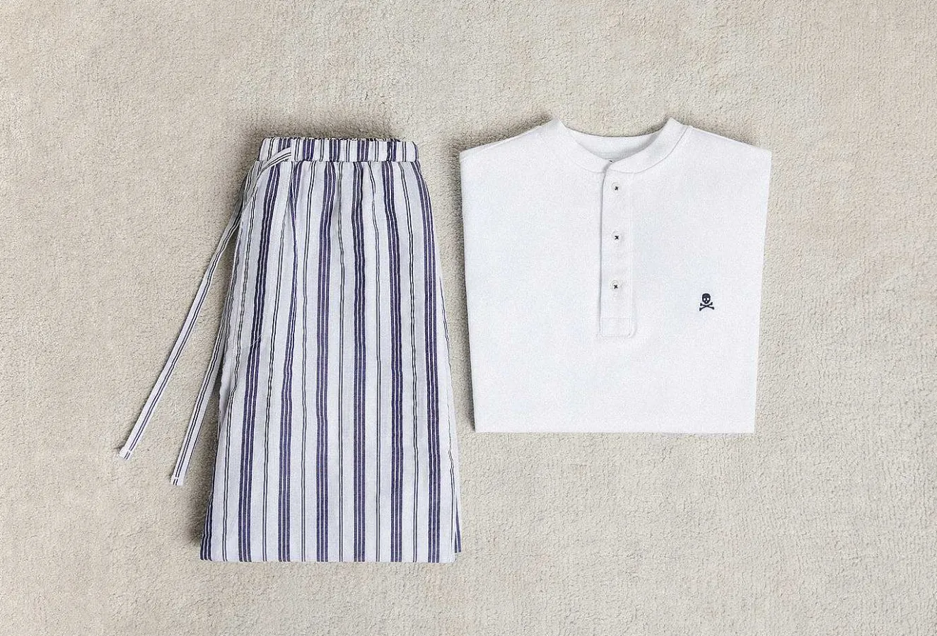Pijama Detalle Pantalon Rayas-Scalpers Discount