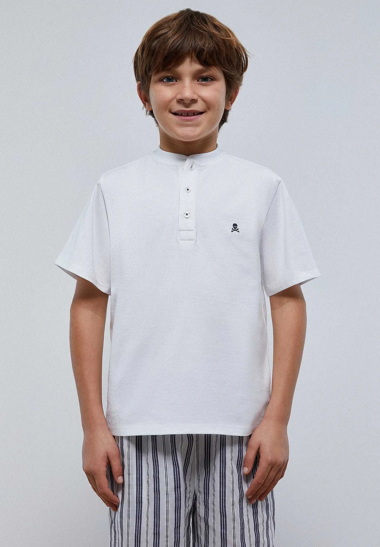 Pijama Detalle Pantalon Rayas-Scalpers Discount
