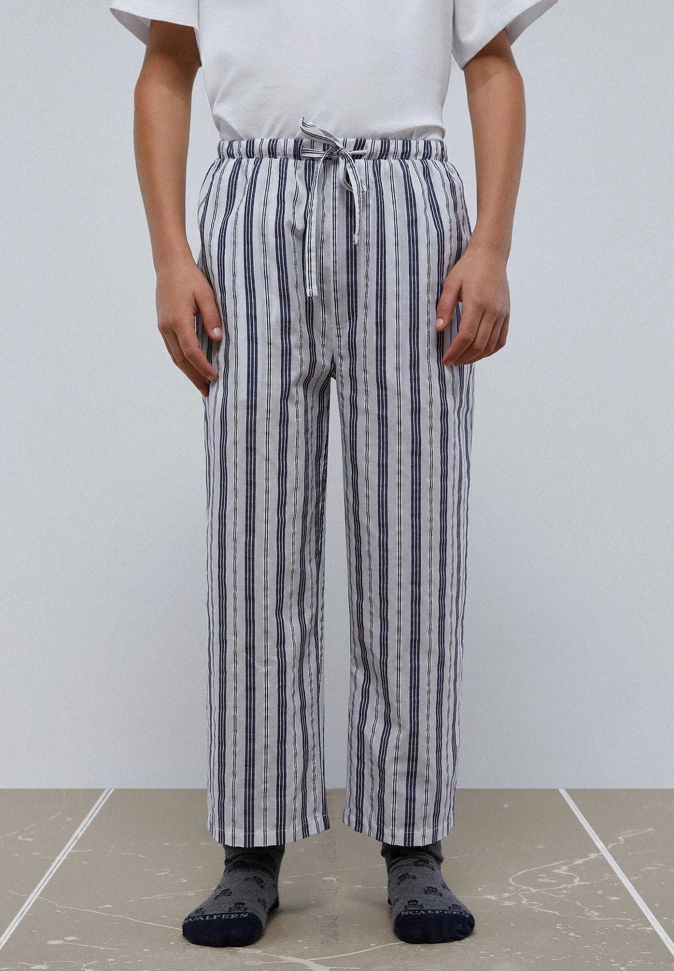 Pijama Detalle Pantalon Rayas-Scalpers Discount