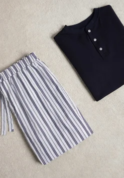Pijama Detalle Pantalon Rayas-Scalpers Cheap