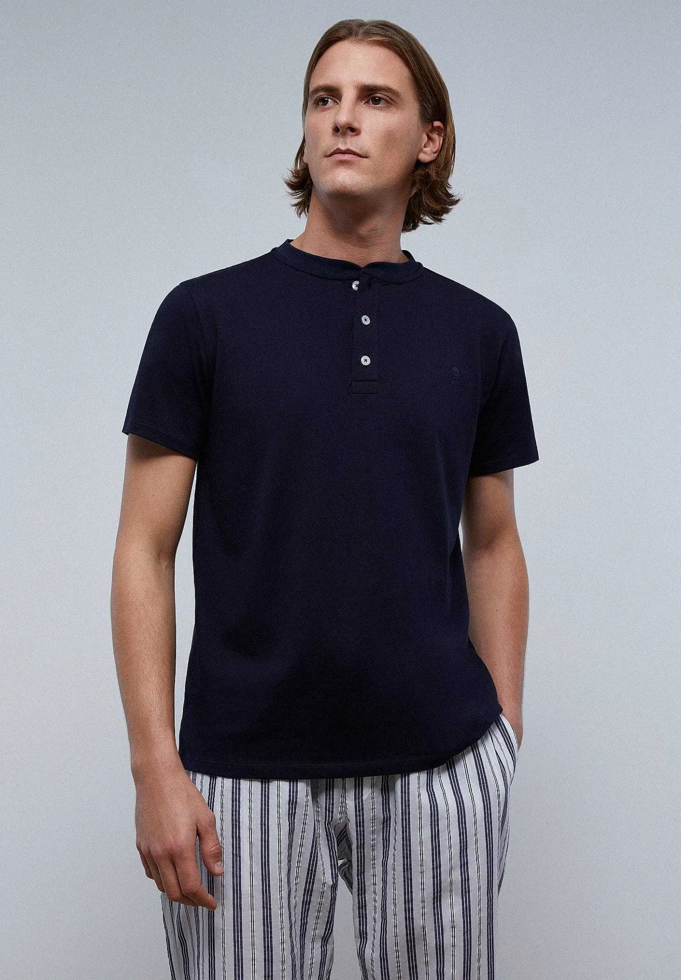 Pijama Detalle Pantalon Rayas-Scalpers Cheap