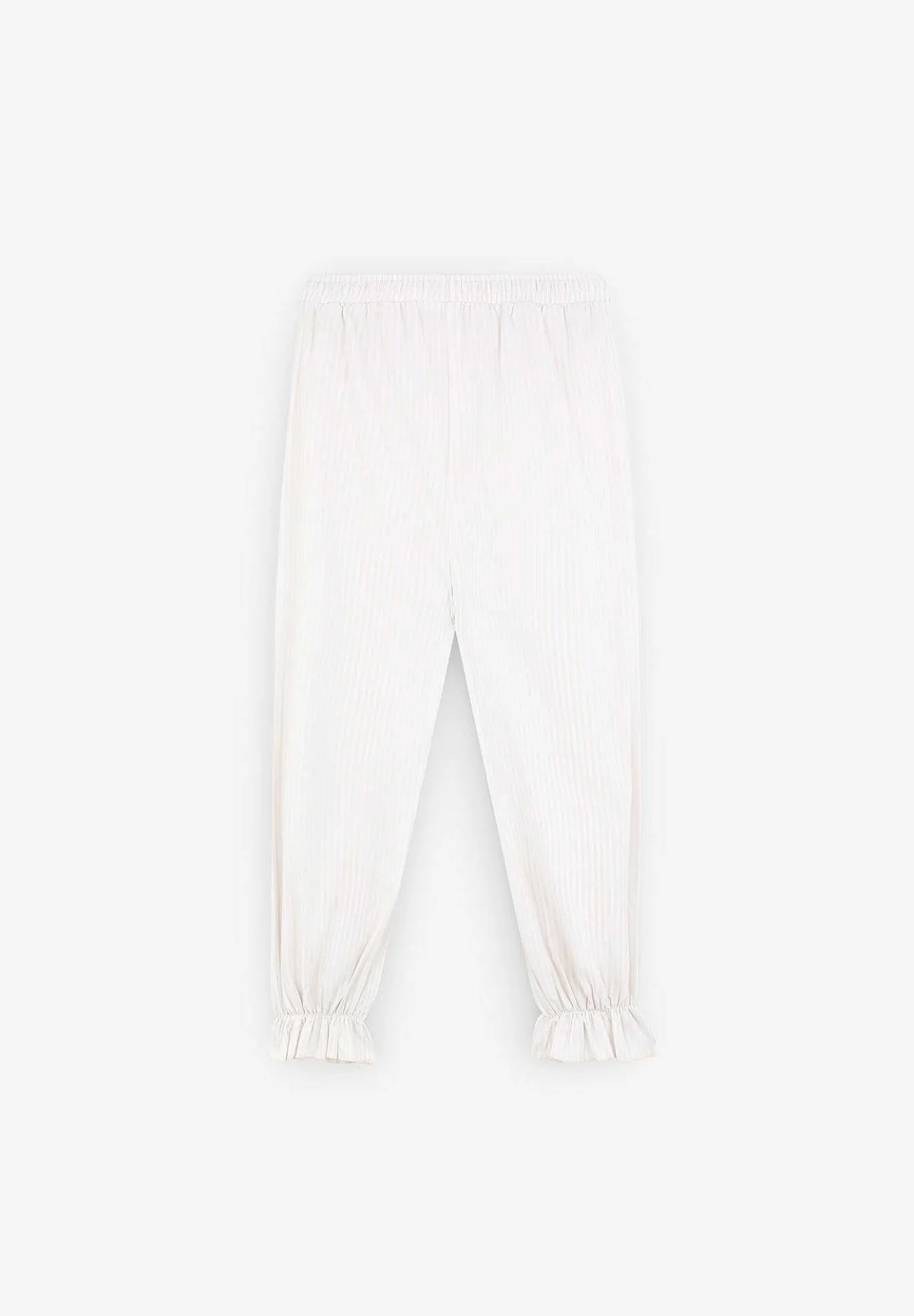 Pijama Rayas Cuello Tira Bordada-Scalpers Store