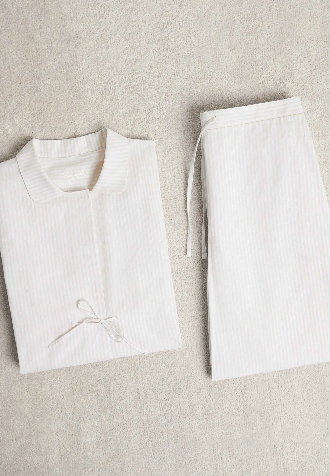 Pijama Rayas Detalle Lazos-Scalpers Flash Sale