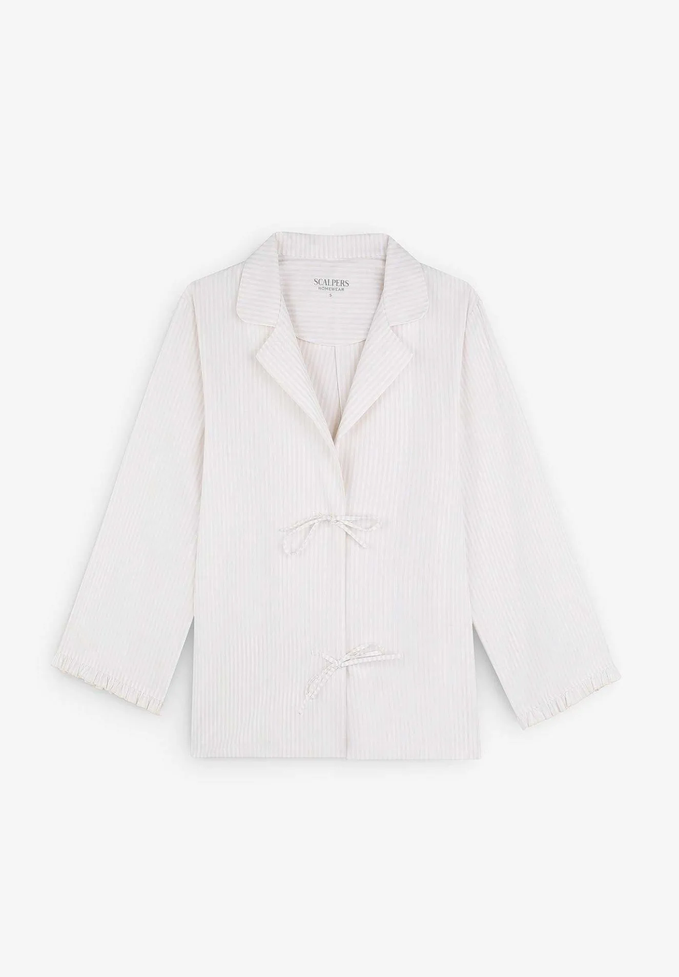 Pijama Rayas Detalle Lazos-Scalpers Flash Sale