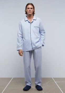 Pijama Rayas Ribete Contraste-Scalpers Best Sale