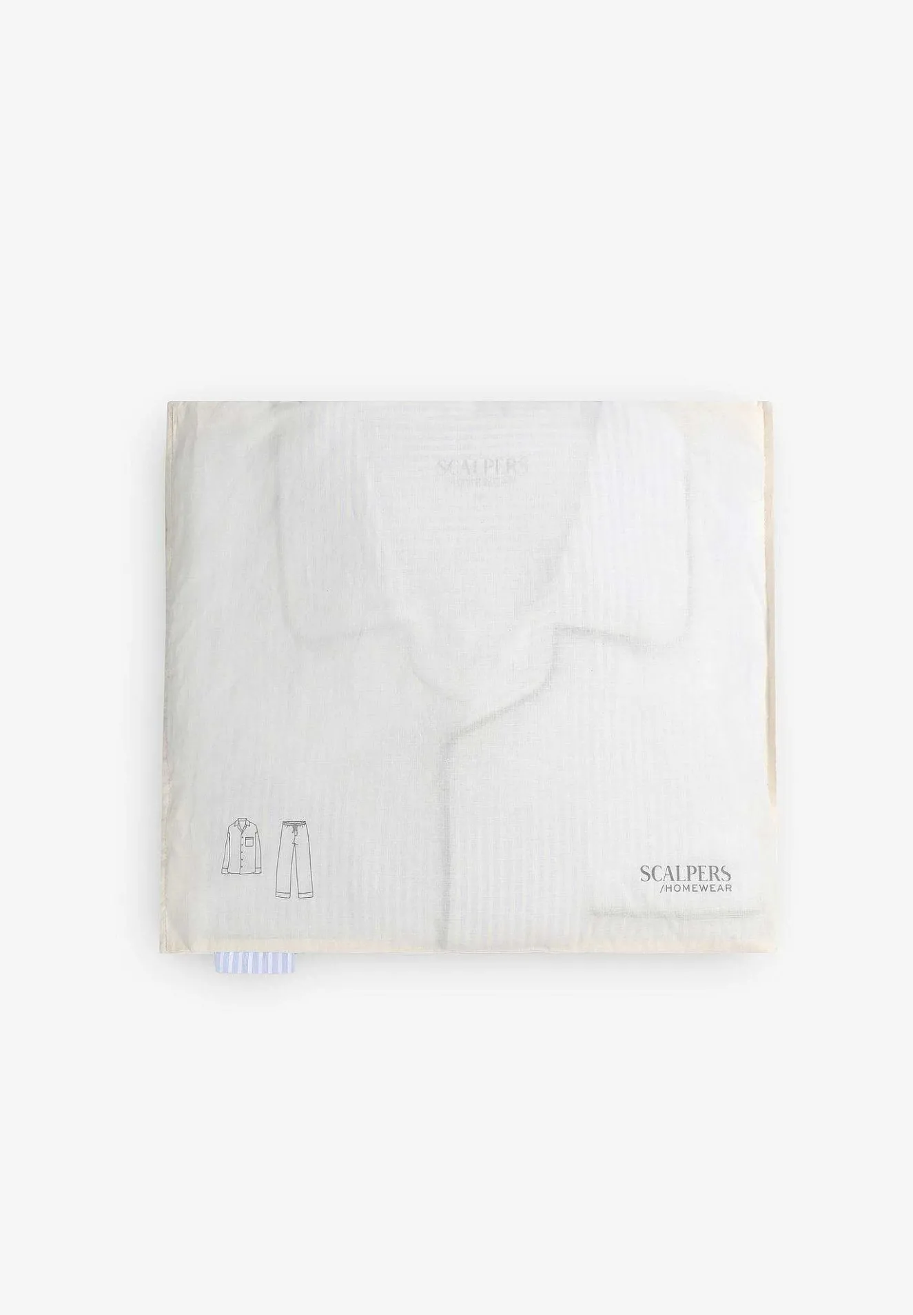 Pijama Rayas Ribete Contraste-Scalpers Best Sale