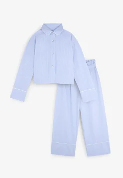 Pijama Rayas Ribete Contraste-Scalpers Flash Sale