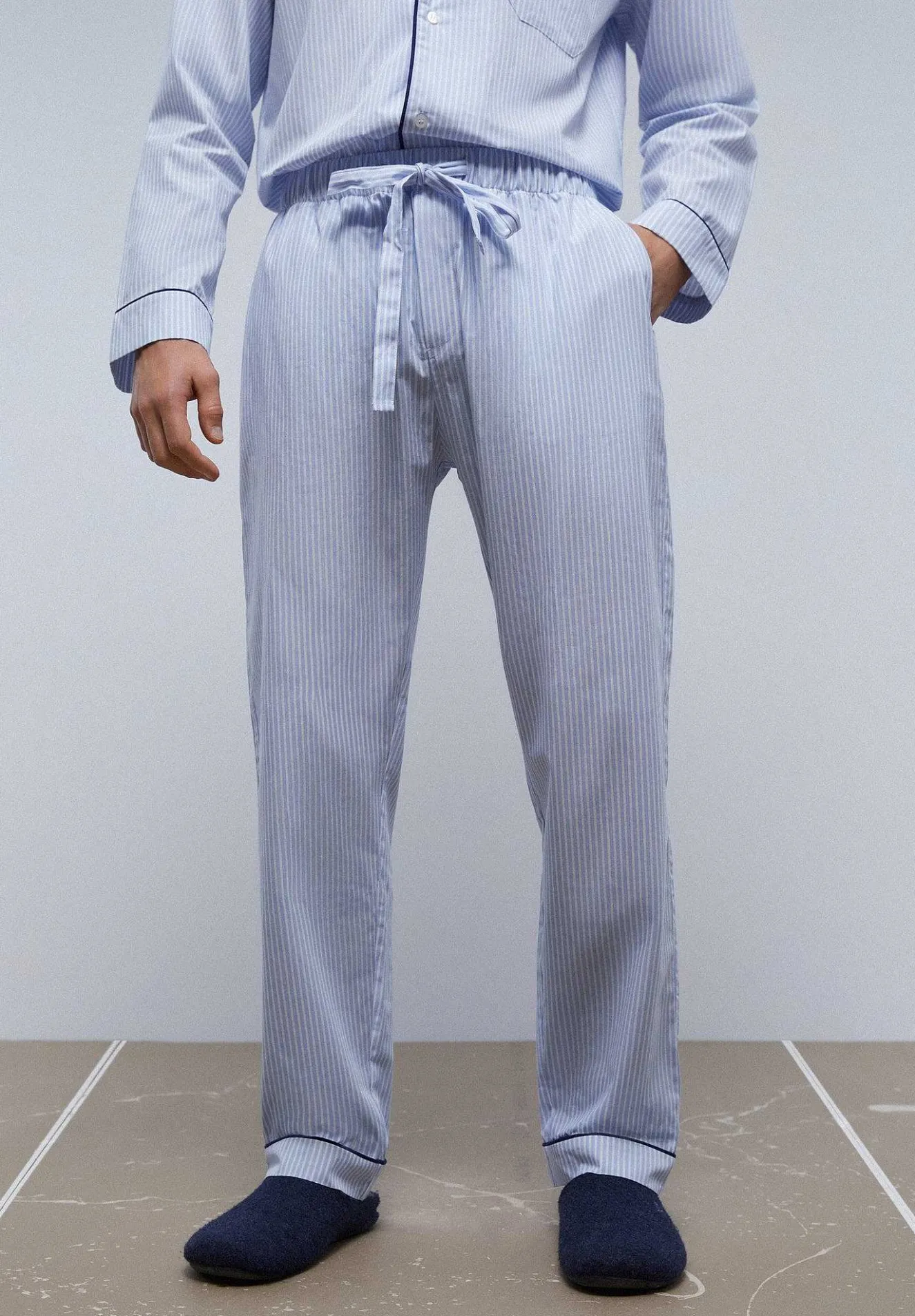 Pijama Rayas Ribete Contraste-Scalpers Hot