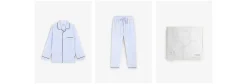 Pijama Rayas Ribete Contraste-Scalpers Best Sale