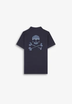 Polo Calavera Parche-Scalpers Cheap