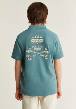 Polo Calavera Parche-Scalpers Sale