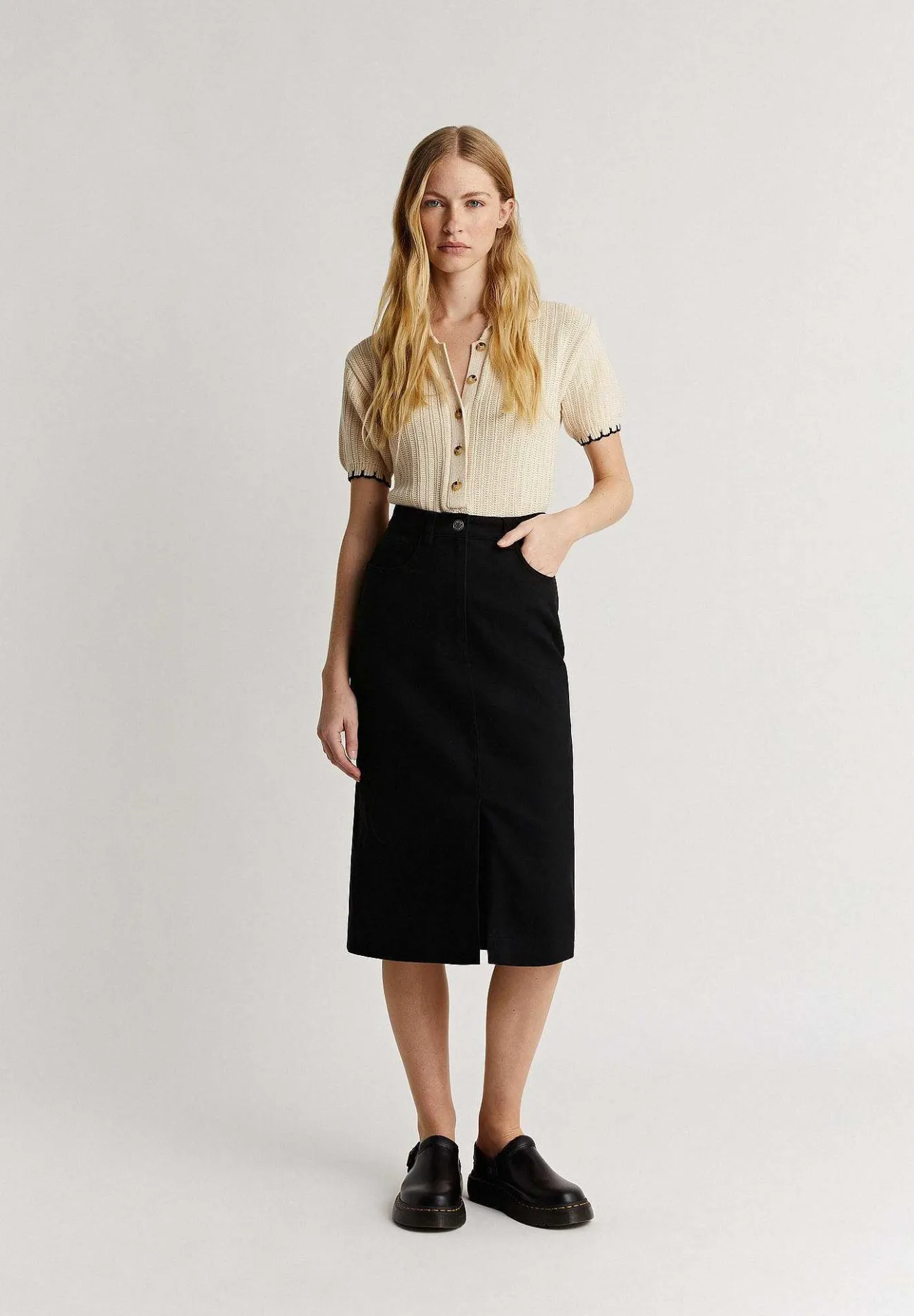 Samsoe Samsoe | Falda Raya Mujer-Scalpers Online