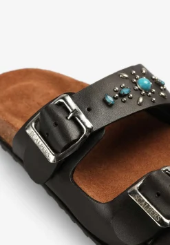 Sandalias Piel Hebilla Tachas-Scalpers Best