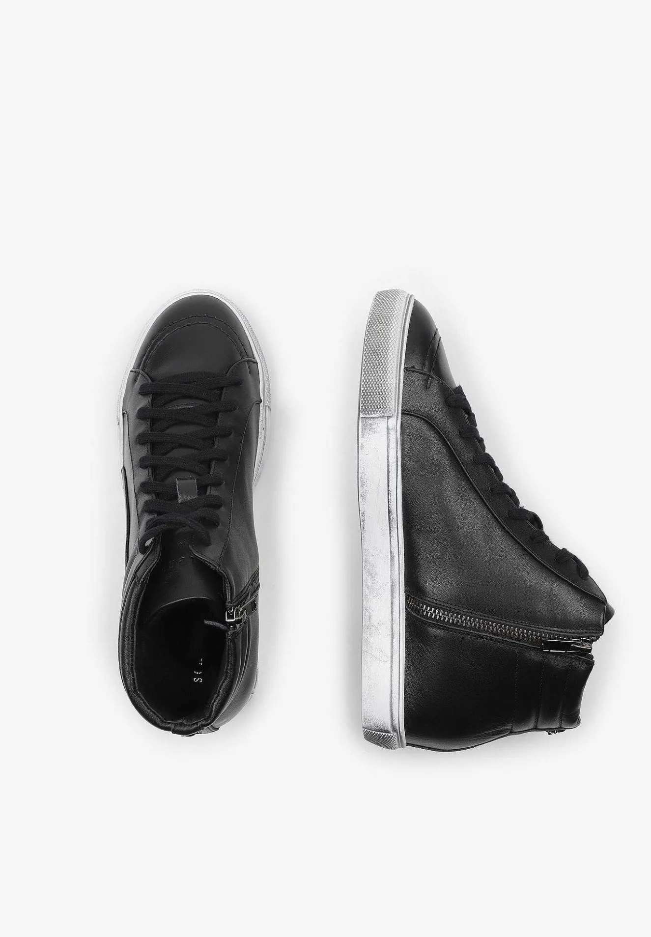 Sneakers Altas Piel-Scalpers Best Sale