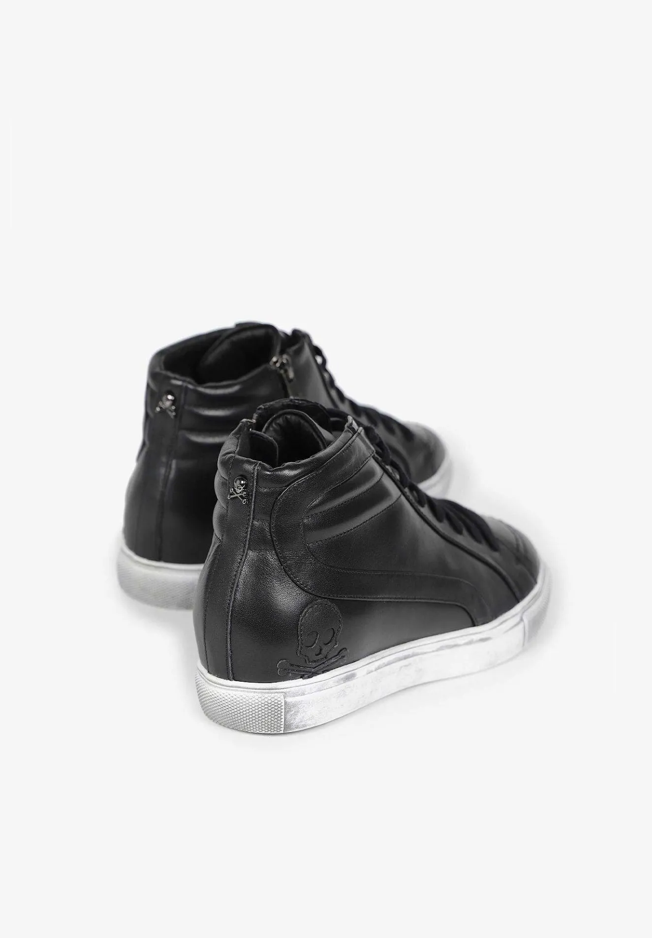 Sneakers Altas Piel-Scalpers Best Sale