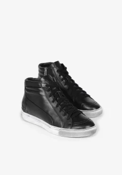 Sneakers Altas Piel-Scalpers Best Sale