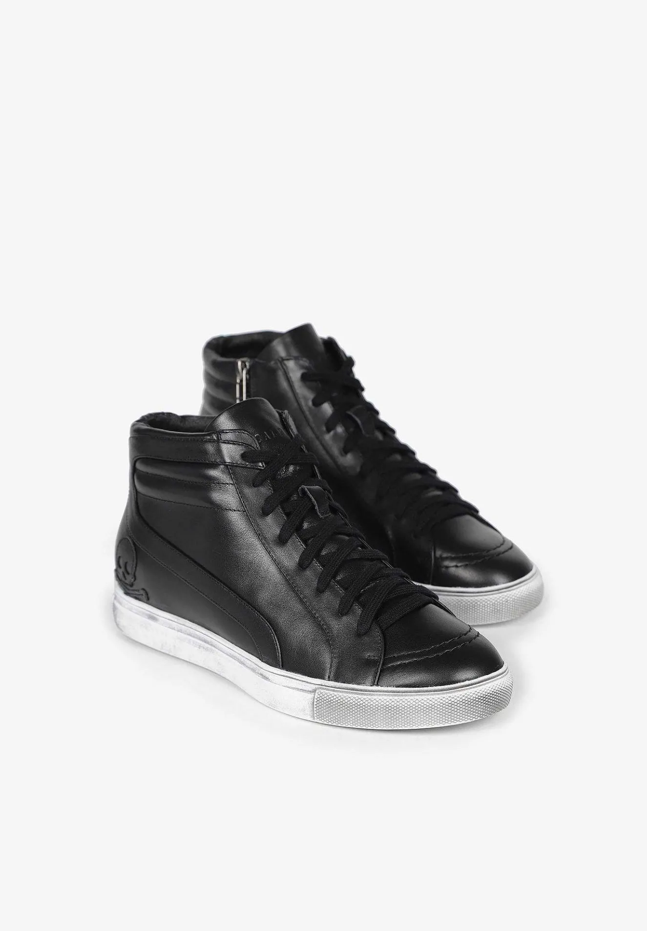 Sneakers Altas Piel-Scalpers Best Sale