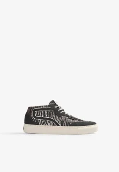 Sneakers Animal Print Glitter-Scalpers Store