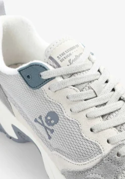 Sneakers Combinada Calavera-Scalpers Cheap