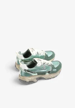 Sneakers Combinada Metalizada-Scalpers Best Sale