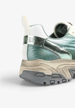 Sneakers Combinada Metalizada-Scalpers Best Sale
