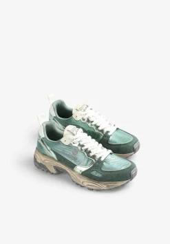 Sneakers Combinada Metalizada-Scalpers Best Sale
