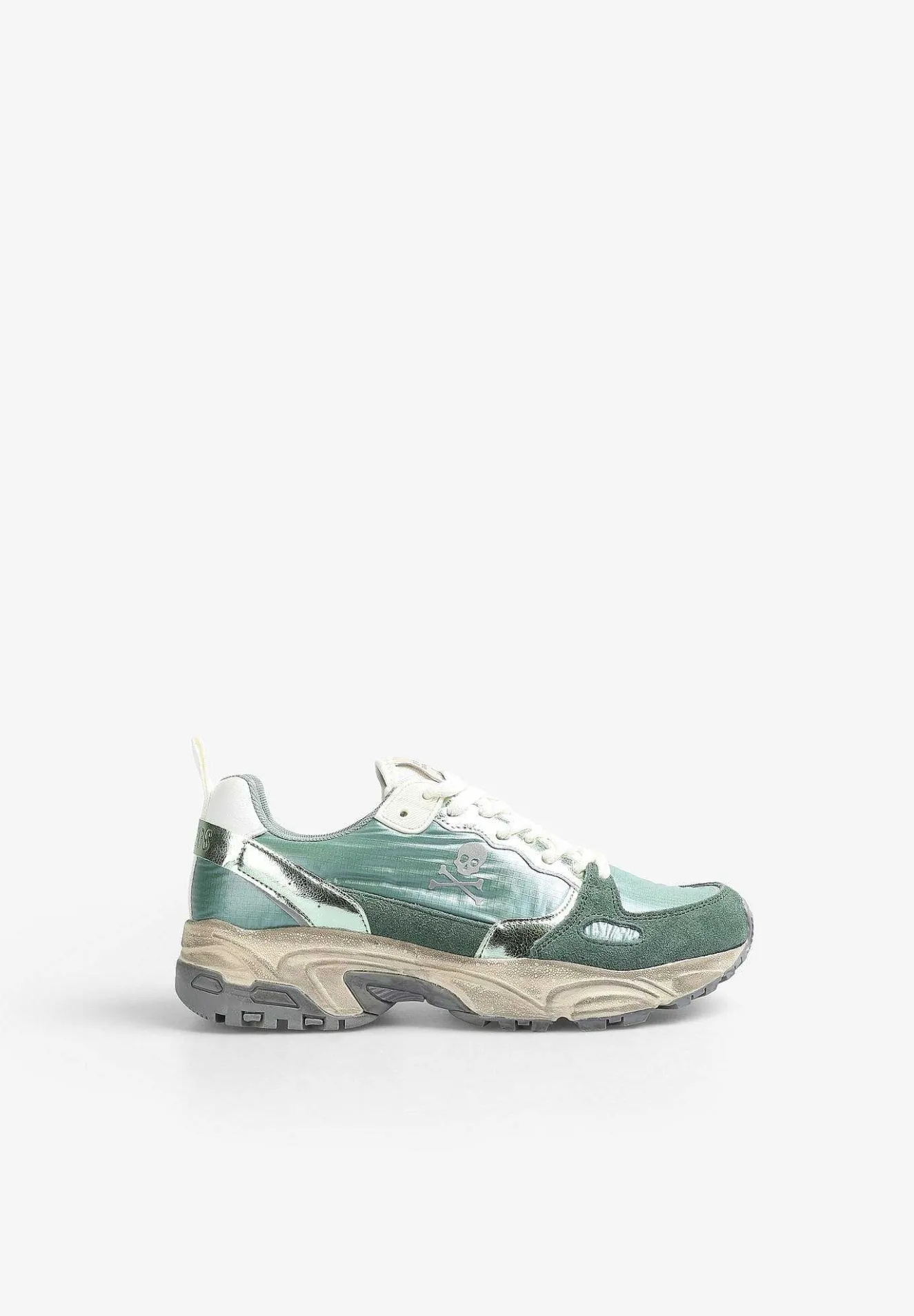 Sneakers Combinada Metalizada-Scalpers Best Sale