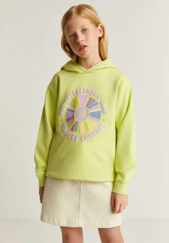 Sudadera Capucha Detalles Print Puff-Scalpers Cheap