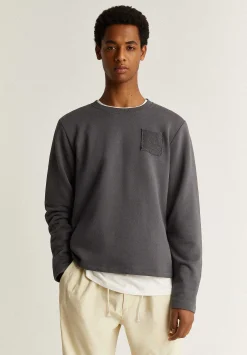 Sudadera Detalle Bolsillo Terry-Scalpers Sale