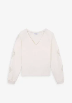 Sudadera Detalles Crochet-Scalpers Shop
